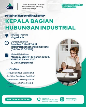 Sertifikasi Kepala Bagian Hubungan Industrial