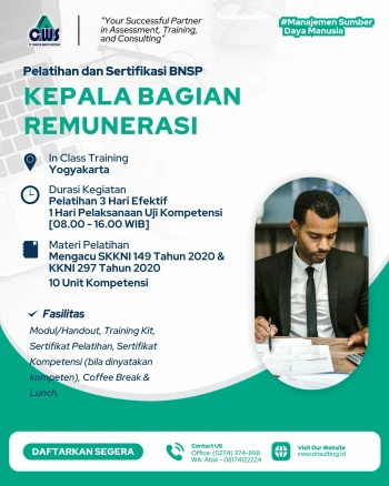 Sertifikasi Kepala Bagian Remunerasi