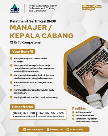 Pelatihan dan Sertifikasi Manajer / Kepala Cabang