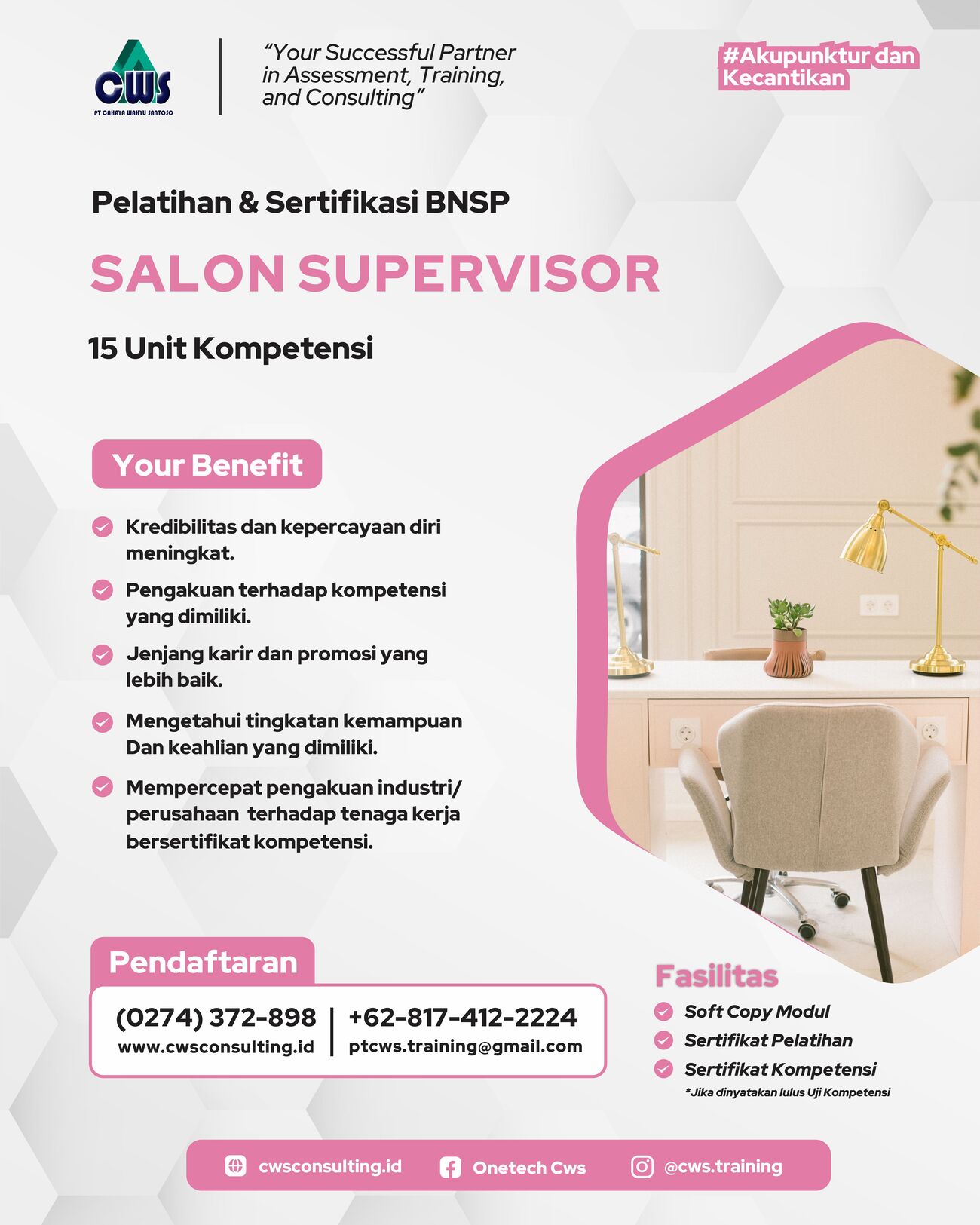 Pelatihan & Sertifikasi Salon Supervisor [Sertifikasi BNSP] - CWS ...